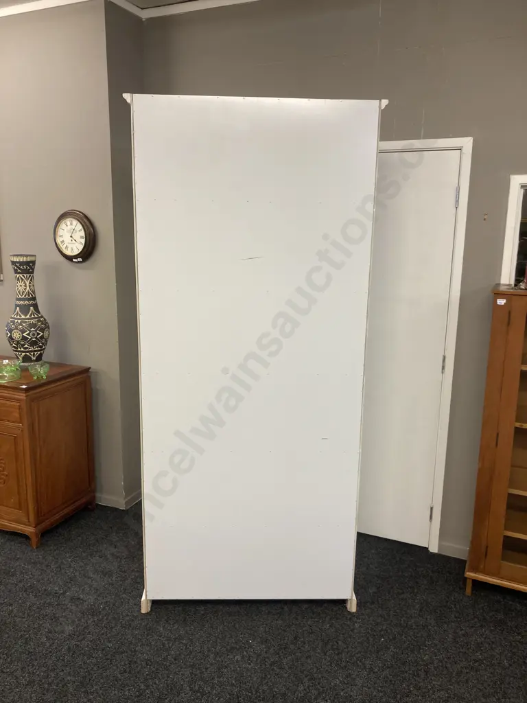 Ex Early Settler Armand Tall Bookcase, White, 6 Tier Shelving. H210 W93.5 D33.5cm Image 1++